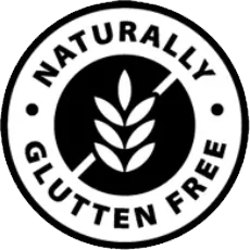 Naturally gluten free seal on MounjaMelt