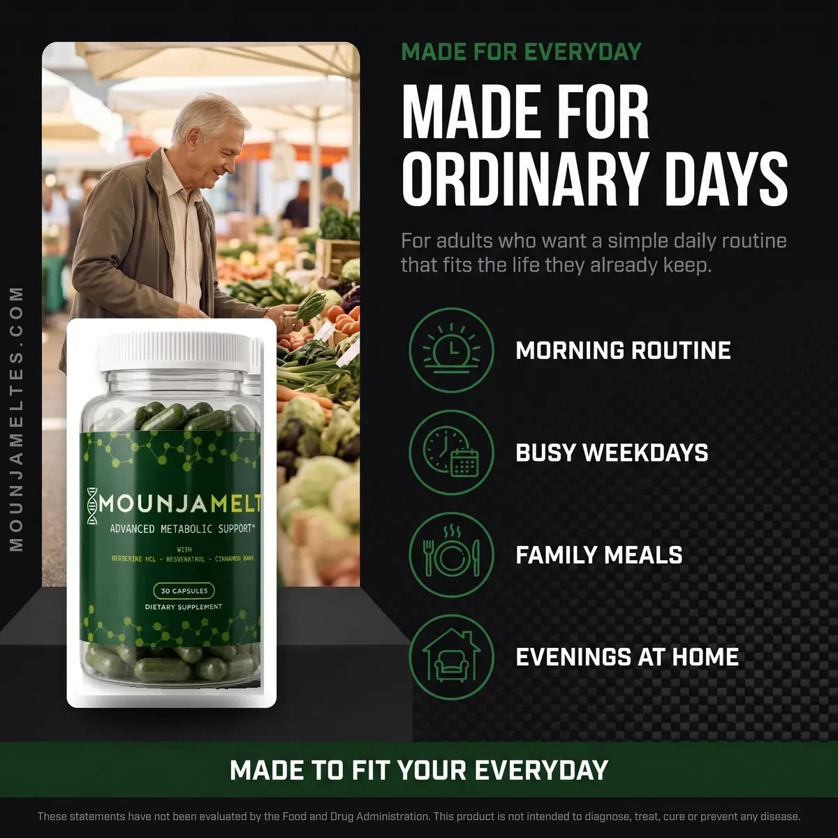 MounjaMelt made for ordinary days: morning routine, busy weekdays, family meals and evenings at home